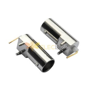 Conector BNC fêmea angular para PCB