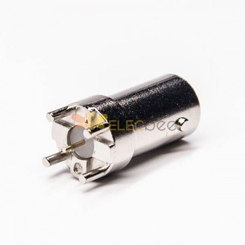 Micro BNC panneau de connecteur monter Straight Female pour PCB Mount