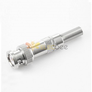 With Spring BNC Connector Male Straight Solder Cable For SYV75-3