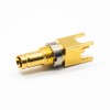 DIN Conector PCB Monte 1.0/2.3 Straight Through Hole Feminino