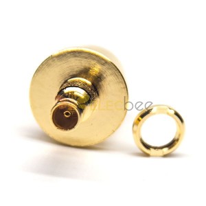 20pcs DIN Type Connector Female Straight Glod Plating Bulkhead for PCB Mount