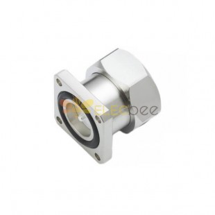 7/16 Conector Masculino Flange Monte 50Ω Solder Terminação