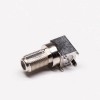 2pcs F Connector Female 90 Degree Through Hole for PCB Mount