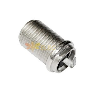 F Connector Right Angle Bulkhead Jack pour PCB