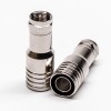 Tipo F para RG11 Coaxial Conector Masculino Straight Connector Solder Type