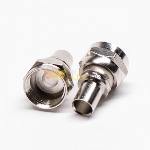 20 peças Conector coaxial tipo F macho tipo solda para RG58