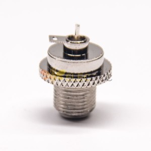 Conector de tornillo tipo F de 20 piezas, tipo de soldadura hembra recta para Cable Coaxial