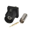 Car FM AM Radio Stereo Fakra A Male Black Crimp Connector pour RG316 RG174 Câble