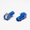 FAKRA Macho Conector C Tipo Blue Plug Through Hole PCB Mount