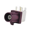 Fakra Purple Connector Fakra D SMB Plug PCB montaggio angolato maschio RF connettore viola per GSM, sistemi GPS