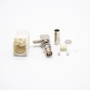 Fakra Conector Crimp Fakra B Feminino Ângulo Direito White Solder para Conector RG174 RG316 Cabo