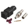 Carro Rádio Estéreo Fakra Um Macho Preto Crimp Conector para RG316 RG174 Cabo