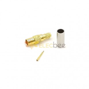 Cable Connector MMCX Female Straight Crimp for RG316/RG174