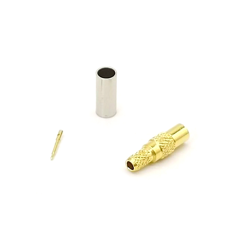 Cable Connector MMCX Female Straight Crimp for RG316/RG174