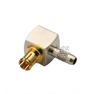 20 piezas de descuento conector MCX tipo de crimpado de enchufe en ángulo para Cable RG179