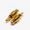 MCX Connector Male Straight Crimp Window Solder for Cable