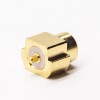 MCX Connector Panel Mount Female 180 Degree Gold Plating Offset Type