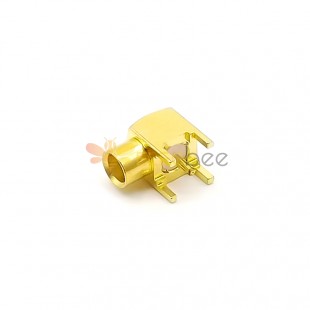 MCX Connector PCB Mount Female Right Angled Through Hole