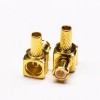 20pcs MCX Connector Right Angle Male Gold Plated Crimp Type for Cable