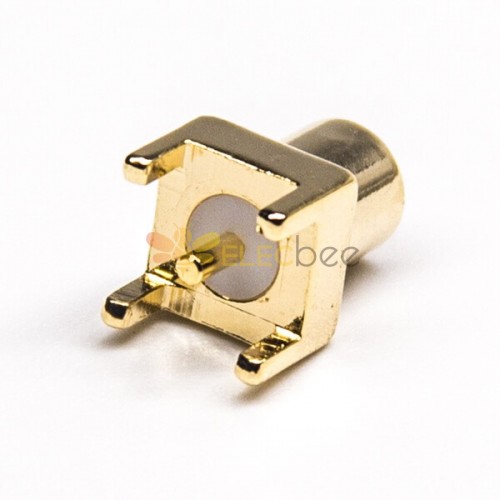 Mcx Female Connector Straight Through Hole For Pcb Mount