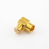 Conector de crimpado derecho macho MCX Cobre chapado en oro 50Ω 75 Ohmios