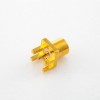 MCX PCB Mount Welding Female Straight Card Board Copper Gold-plated 75 Ohm