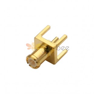 20pcs MCX Plug Connector Coaxial Straight Through Hole for PCB Mount