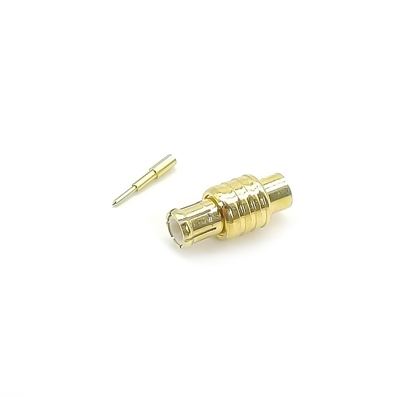 MCX Enchufe recto coaxial Tipo de soldadura para cable