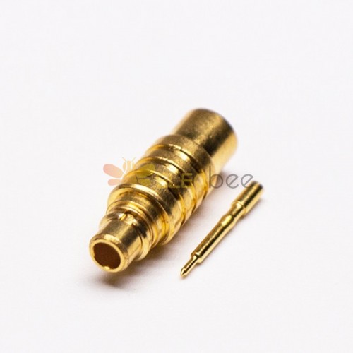 MMCX Coax Connector Male Straight Gold Plated Solder Type