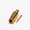 MMCX Coax Connector Male Straight Gold Plated Solder Type