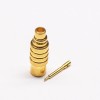 MMCX Coax Conector Masculino Straight Gold Plated Solder Type