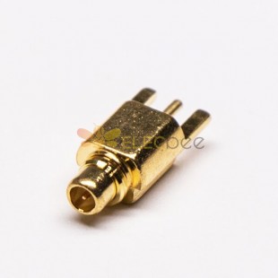 MMCX PCB-Steckverbinder gerade männlich vergoldet Offset-Typ