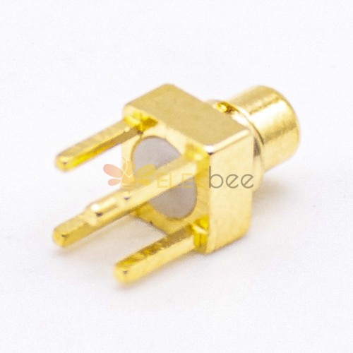 20pcs MMCX Straight Connector Gold Plated Offset Type for PCB Mount