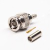 20pcs MINI BNC Connector Male 180 Degree Crimp Type for Coaxial Cable 50 Ohm