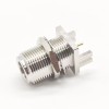 Conector tipo N de montaje en borde de 20 piezas, receptáculo de mamparo hembra recto 1.7mm