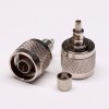 N Connector RF Straight Male Crimp Window Solder for Coaxial Cable