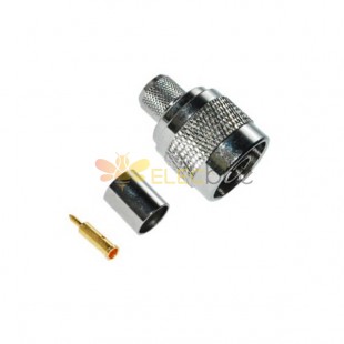 N Connector RG58 Male Straight Crimp Type for Cable