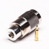 RF Conector N Tipo Reta 180° Tipo de solda masculina para cabo coaxial