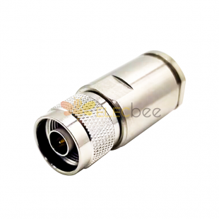 Type N Connector for LMR 600 Straight Male Clamp for 12D-FB