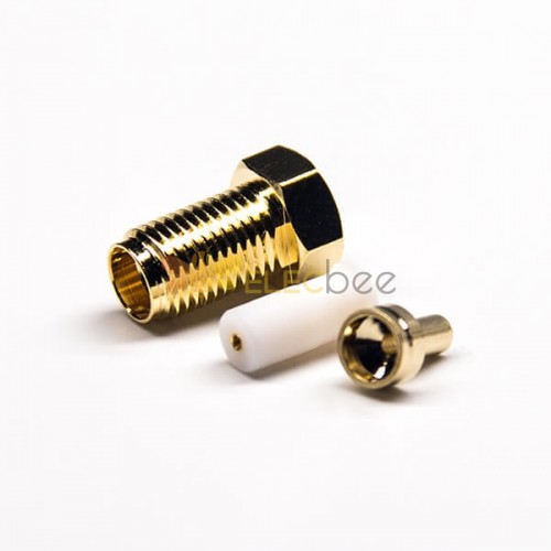 180 Grau SMA Conector Straight Gold Plating para RG178