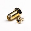 180 Grau SMA Conector Straight Gold Plating para RG178