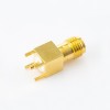 RF Coaxial connector Standard SMA Jack Straight Solder Type for PCB mount