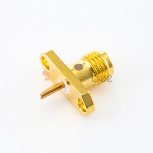 RF Coaxial connector Standard SMA Jack Straight Solder Type for PCB mount