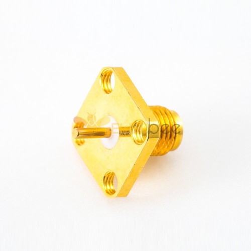 RF Coaxial connector Standard SMA Jack Straight Solder Type for PCB mount