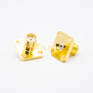 RF Coaxial connector Standard SMA Jack Straight Solder Type for PCB mount