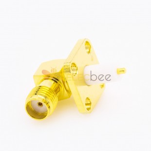 RF Coaxial connector Standard SMA Jack Straight Solder Type for PCB mount