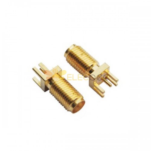 20pcs RF Coaxial connector Standard SMA Jack Straight Solder Type for PCB mount