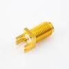 RF Coaxial connector Standard SMA Jack Straight Solder Type for PCB mount