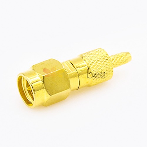 RF Coaxial connector Standard SMA Plug Straight Crimp for Cable RG174/RG316