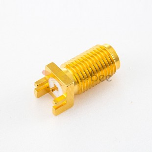 Edge Mount SMA Connector Female 180 Degree for PCB Mount